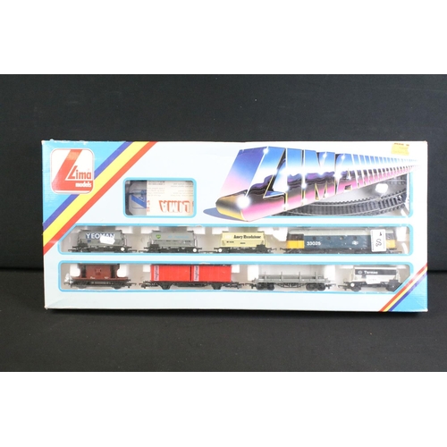 80 - Two boxed OO gauge electric train sets to include Hornby R695 High Speed Train and Lima 104400S 29 s... 