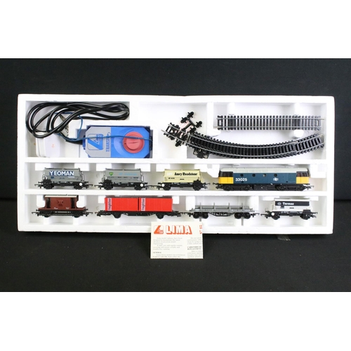 80 - Two boxed OO gauge electric train sets to include Hornby R695 High Speed Train and Lima 104400S 29 s... 