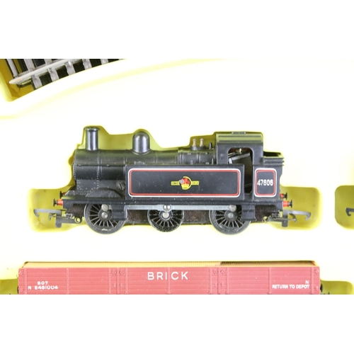 82 - Three boxed OO gauge train sets to include Triang Hornby RS607 Local Passenger Set and 2 x Hornby (R... 