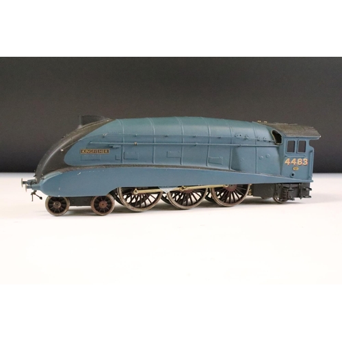 88 - Boxed Ellis Clark Trains O gauge Gresley A4 LNER Garter Blue Kingfisher 4486 locomotive, note from v... 