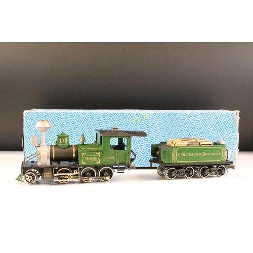 89 - Boxed ETS O gauge 2-6-0 Steam Locomotive Victoria with tender, plus 2 x boxed ETS items of rolling s... 