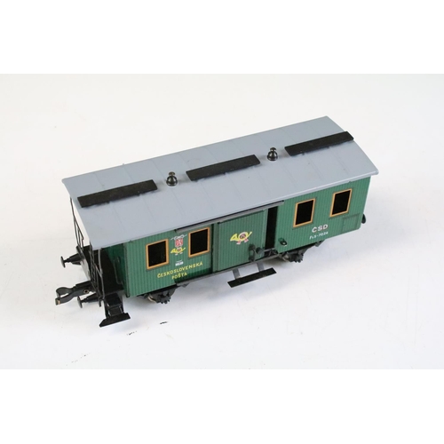 89 - Boxed ETS O gauge 2-6-0 Steam Locomotive Victoria with tender, plus 2 x boxed ETS items of rolling s... 