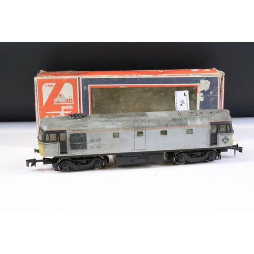 90 - Five Lima O gauge locomotives contained within Lima boxes, all locomotives show fault such as loose ... 