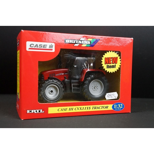 103 - Collection of seven boxed Britains farming tractors diecast models to include New Holland T6070 Trac... 