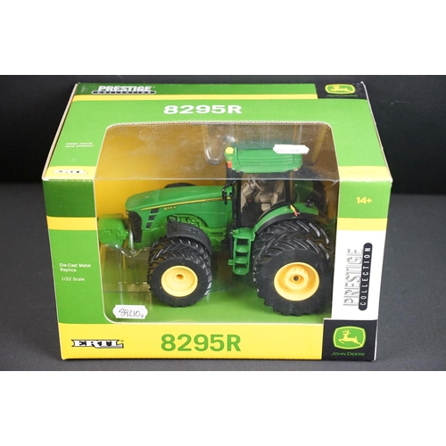 106 - Collection of six boxed Britains ERTL John Deere farming tractor diecast models to include 7820 Trac... 