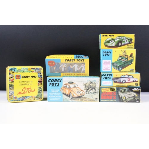 111 - 17 Boxed Corgi Model Club diecast models with certificates to include 261 James Bond Aston Martin, 2... 