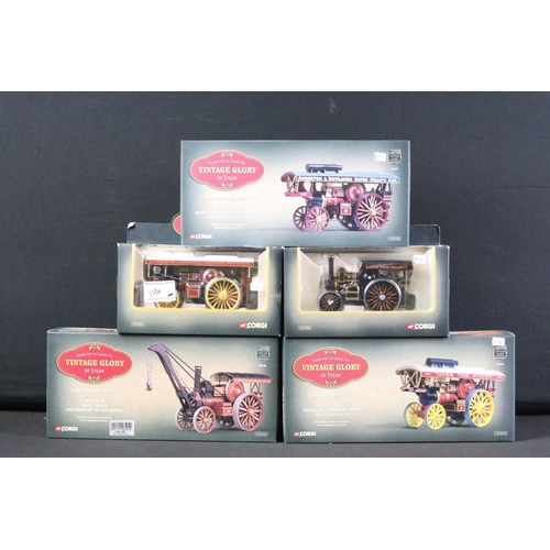 116 - Eight boxed Corgi Vintage Glory of Steam diecast models to include 80108, 80103, 80101, 80112, 80109... 