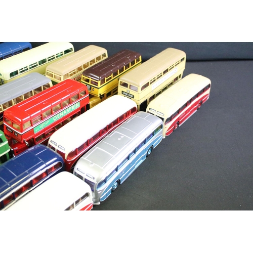 117 - Collection of 42 Corgi diecast model buses / coaches, diecast appears vg. (2)