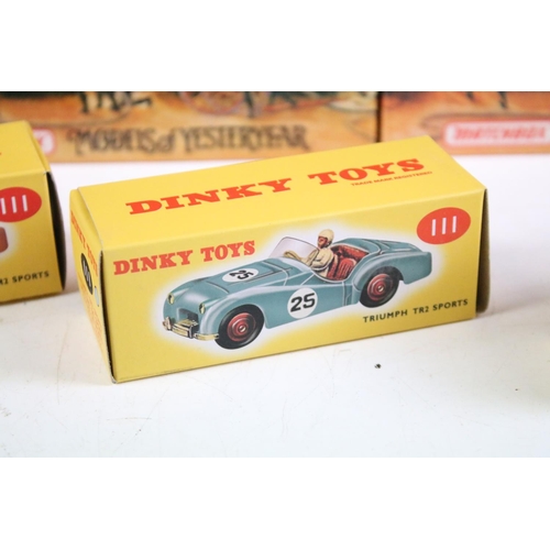 128 - 10 Boxed diecast models to include 5 x Matchbox Fire Engine Series (1, 3, 5, 6 & 7), 2 x Dinky (278 ... 