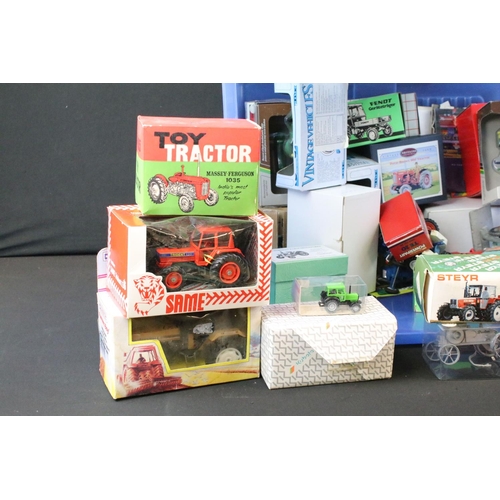 155 - Collection of various boxed farming and tractor related diecast models to include Lone Star Farmers ... 