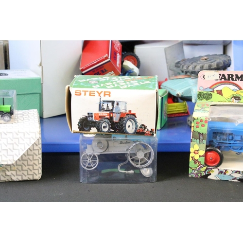 155 - Collection of various boxed farming and tractor related diecast models to include Lone Star Farmers ... 