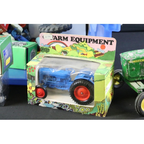 155 - Collection of various boxed farming and tractor related diecast models to include Lone Star Farmers ... 