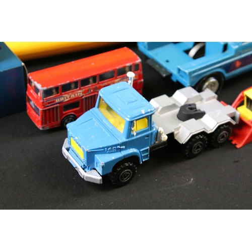 156 - Around 35 diecast models to include Corgi, Dinky, Matchbox, Welly & Majorette examples, featuring Ma... 