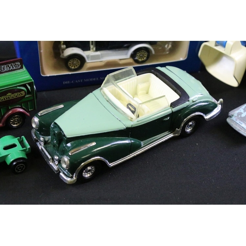 156 - Around 35 diecast models to include Corgi, Dinky, Matchbox, Welly & Majorette examples, featuring Ma... 