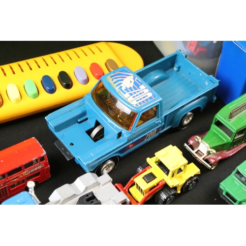 156 - Around 35 diecast models to include Corgi, Dinky, Matchbox, Welly & Majorette examples, featuring Ma... 