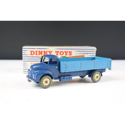 159 - Four boxed Dinky diecast models to include 932 Comet Wagon with hinged tailboard in two tone blue (b... 