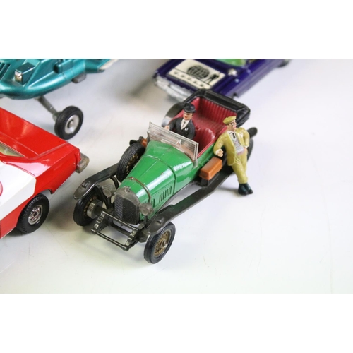 161 - Collection of 26 mid 20th C onwards TV related play worn diecast models to include Dinky, Corgi, Mat... 