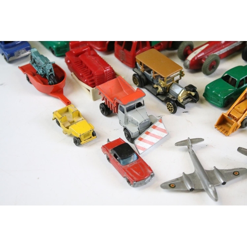 162 - Quantity of mid 20th C diecast & plastic models to include Dinky, Britains, Triang etc featuring 8 x... 