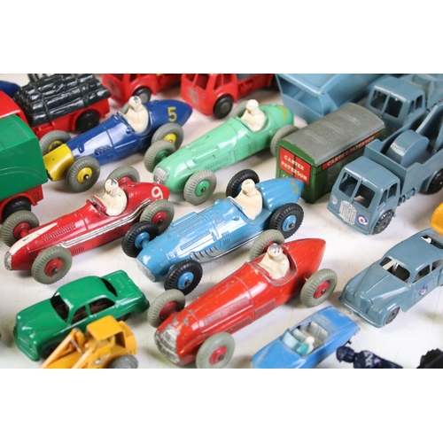 162 - Quantity of mid 20th C diecast & plastic models to include Dinky, Britains, Triang etc featuring 8 x... 