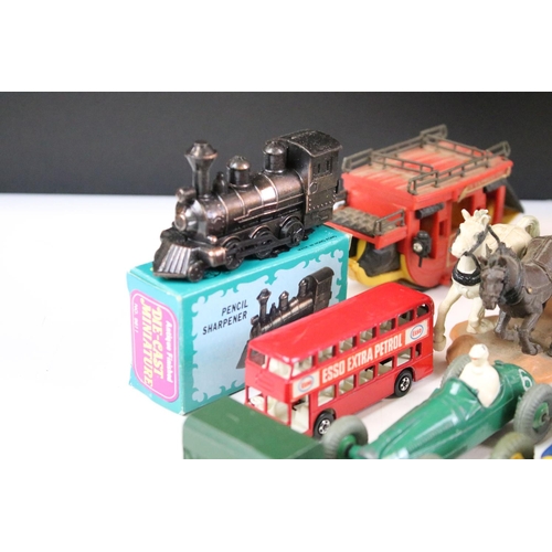 162 - Quantity of mid 20th C diecast & plastic models to include Dinky, Britains, Triang etc featuring 8 x... 