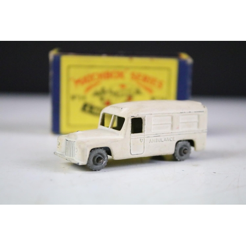 164 - 16 Boxed Matchbox Moko Lesney 75 Series diecast models to include 75 Thunderbird, 74 Mobile Canteen,... 