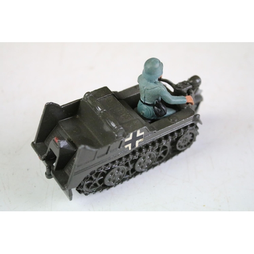 165 - Three boxed Dinky military diecast models to include 660 Tank Transporter, 651 Centurion Tank and 62... 