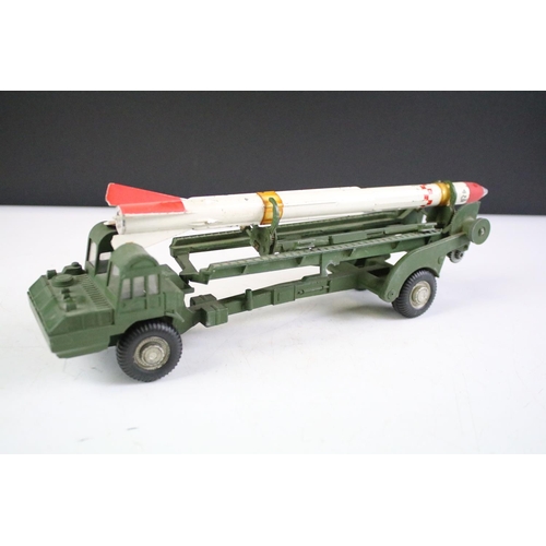 165 - Three boxed Dinky military diecast models to include 660 Tank Transporter, 651 Centurion Tank and 62... 