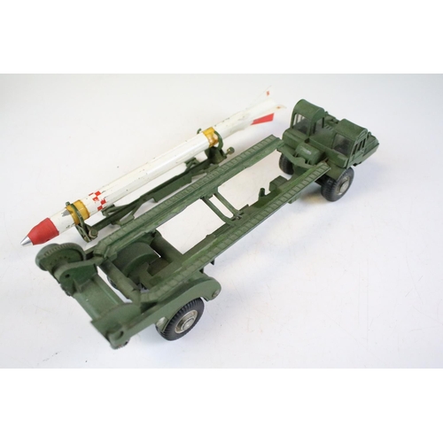 165 - Three boxed Dinky military diecast models to include 660 Tank Transporter, 651 Centurion Tank and 62... 