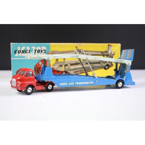 169 - Five boxed diecast models to include Corgi Major 1101 Car Transporter (paint loss, gd box with corne... 