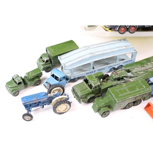 171 - Around 25 play worn diecast models to include examples from mainly Dinky, Corgi and Matchbox featuri... 