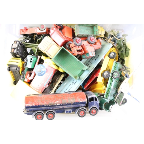 171 - Around 25 play worn diecast models to include examples from mainly Dinky, Corgi and Matchbox featuri... 