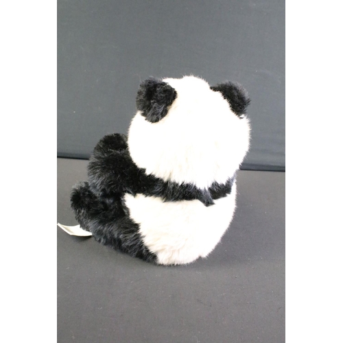 275 - Five Steiff Panda bear soft toys to include Manschli (064258 - with tags), Panda Ted (010620 - with ... 