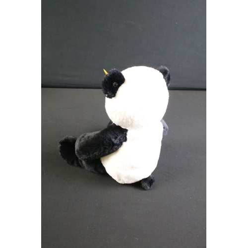 275 - Five Steiff Panda bear soft toys to include Manschli (064258 - with tags), Panda Ted (010620 - with ... 