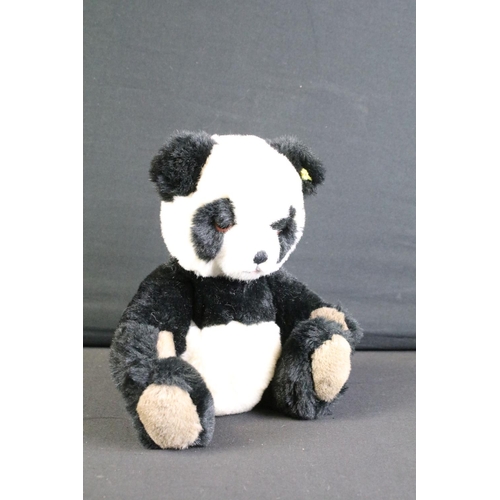 275 - Five Steiff Panda bear soft toys to include Manschli (064258 - with tags), Panda Ted (010620 - with ... 