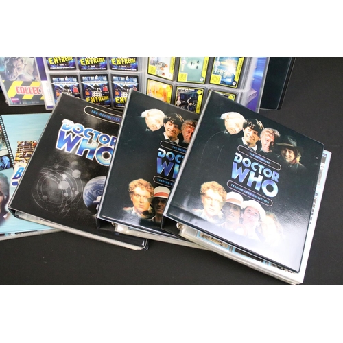 309 - Doctor Who - A collection of Doctor Who trading cards, housed within seven binders, dating from 1970... 