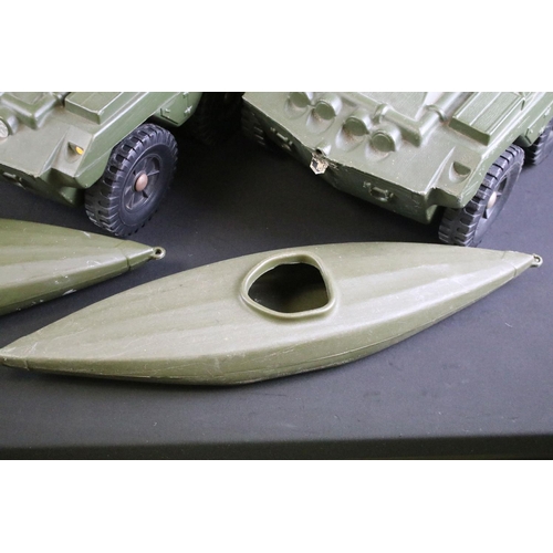 320 - Two boxed Strike Force military vehicles to include Patrol Vehicle & Battle Tank, together with 3 x ... 