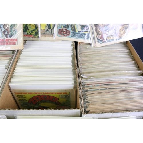 335 - Comics - Bagged and board 2000AD Comics run of issue 1 to 78 with 2000AD issues 81 to 850 varying co... 