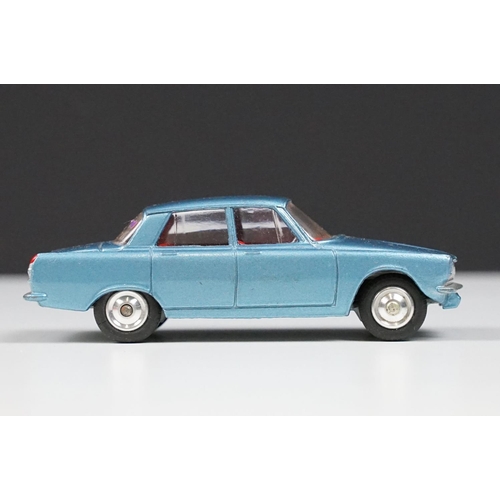 180 - Three boxed Corgi diecast models to include 226 Morris Mini Minor in pale blue with red interior (bo... 