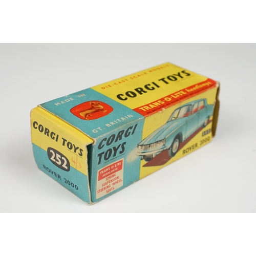 180 - Three boxed Corgi diecast models to include 226 Morris Mini Minor in pale blue with red interior (bo... 