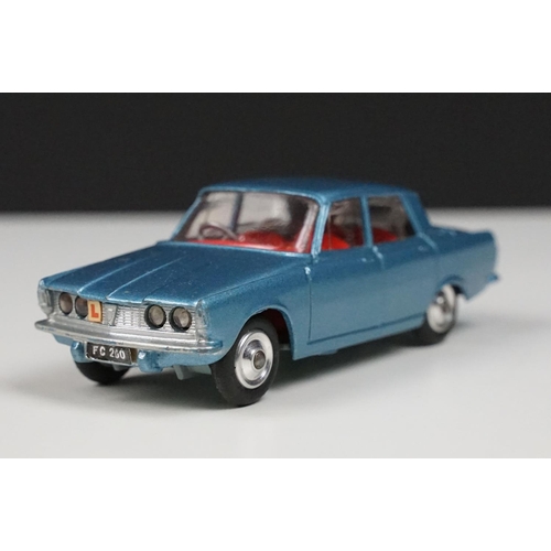 180 - Three boxed Corgi diecast models to include 226 Morris Mini Minor in pale blue with red interior (bo... 