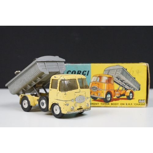 181 - Three boxed Corgi diecast models to include 460 Neville Cement Tipper Body on ERF Chassis (diecast s... 