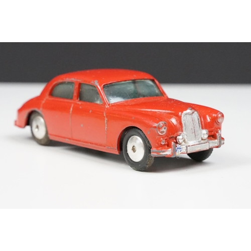 182 - Four boxed Corgi diecast models to include 238 Jaguar Mark X in metallic cerise with lemon interior,... 