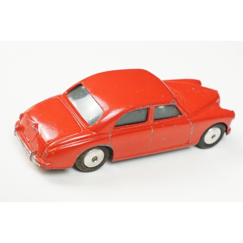 182 - Four boxed Corgi diecast models to include 238 Jaguar Mark X in metallic cerise with lemon interior,... 