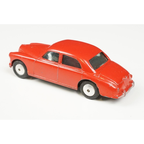 182 - Four boxed Corgi diecast models to include 238 Jaguar Mark X in metallic cerise with lemon interior,... 