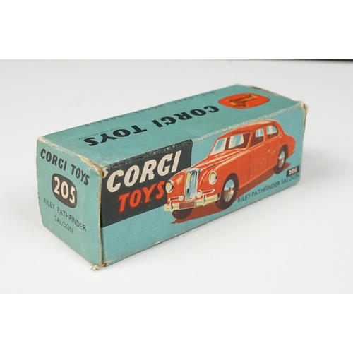 182 - Four boxed Corgi diecast models to include 238 Jaguar Mark X in metallic cerise with lemon interior,... 