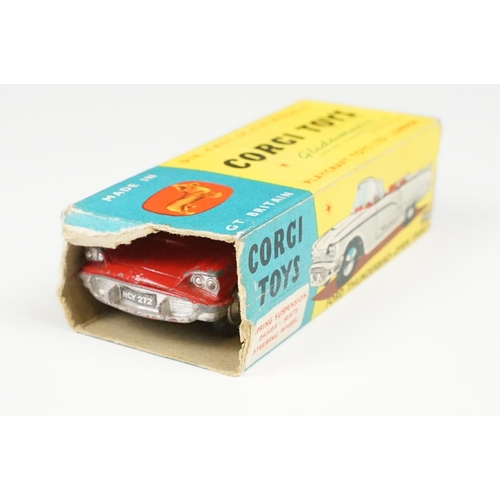 182 - Four boxed Corgi diecast models to include 238 Jaguar Mark X in metallic cerise with lemon interior,... 