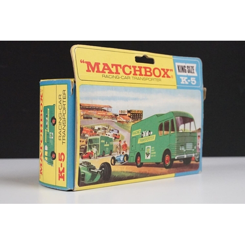 185 - Three boxed Matchbox King Size diecast models to include K1 Foden Tipper Truck with Hoveringham deca... 