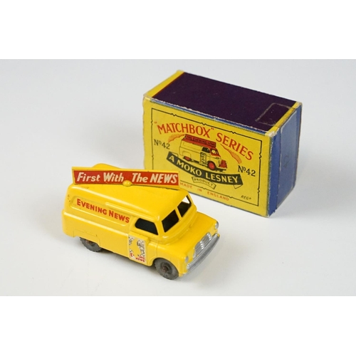 186 - 11 Boxed Matchbox Series MOKO Lesney diecast models to include 32, 2 x 16, 2, 42, 24, 23, 10, 60, 69... 