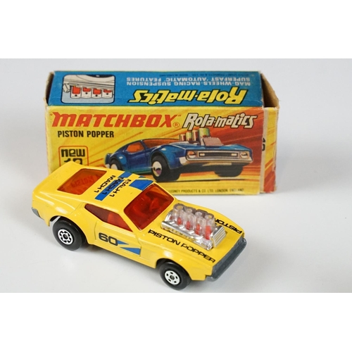 187 - 12 Boxed Matchbox Superfast & Rolamatics diecast models to include 2 x 20 Lamborghini Marzal, 32 Mas... 