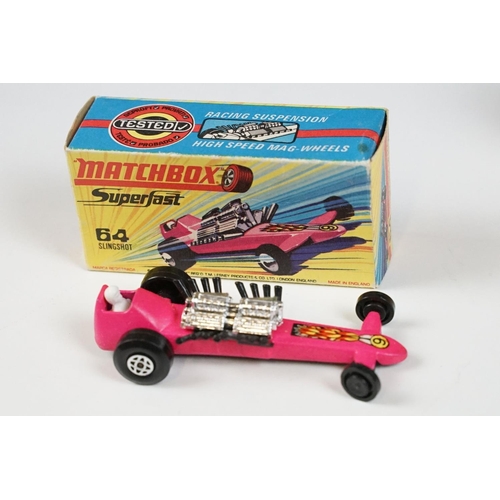 187 - 12 Boxed Matchbox Superfast & Rolamatics diecast models to include 2 x 20 Lamborghini Marzal, 32 Mas... 